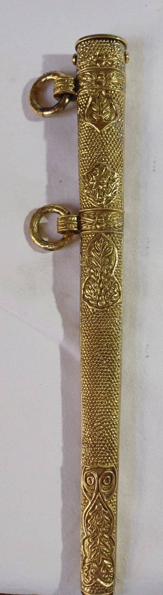 Seltener Kriegsmarine Offiziersdolch (M1938) mit Luxus-Sonderscheide – W.K.C. – Bild 5