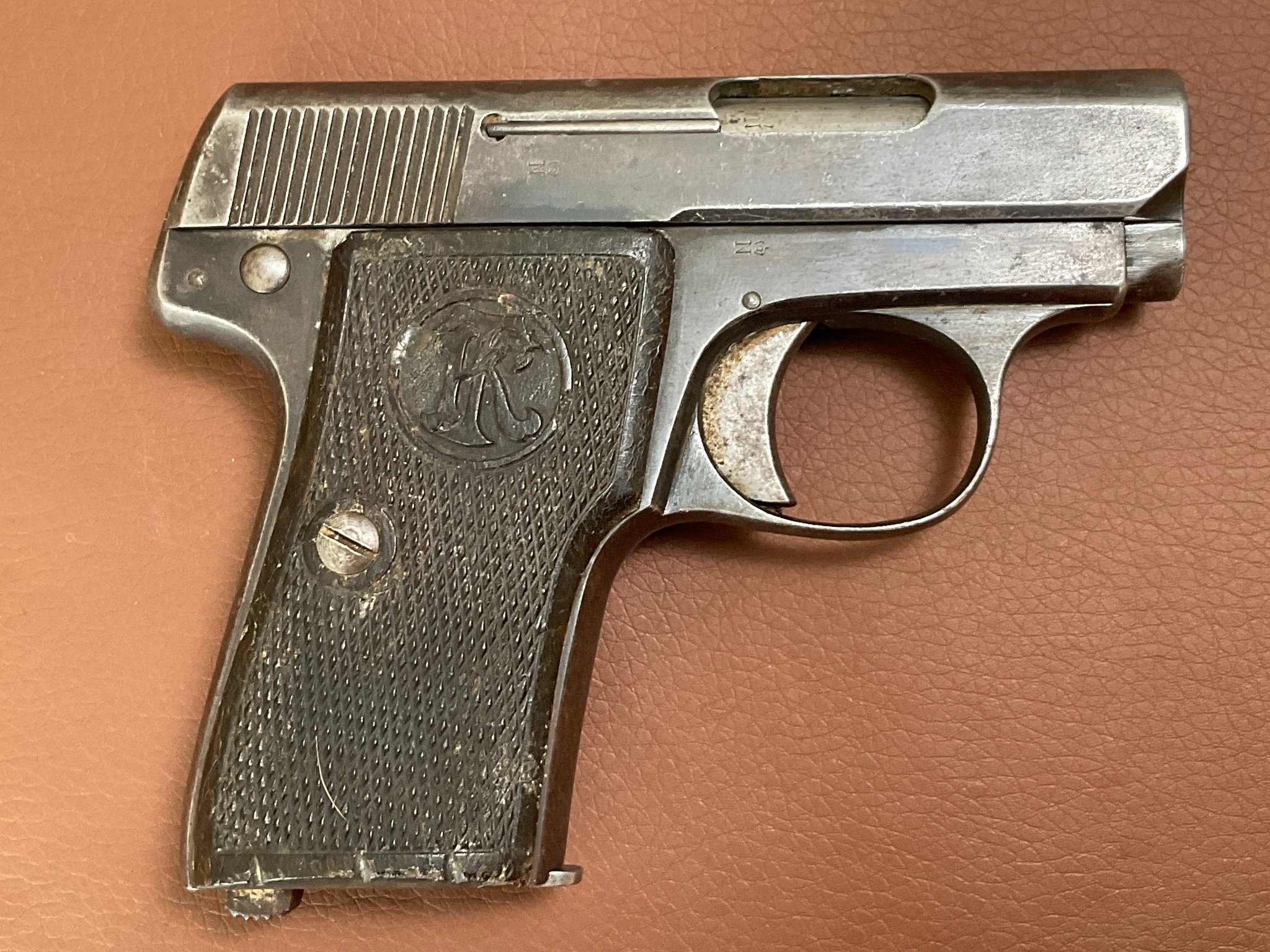 Taschenpistole Kommer Modell 1 Kaliber 6,35 mm Browning SNR ohne – Bild 2