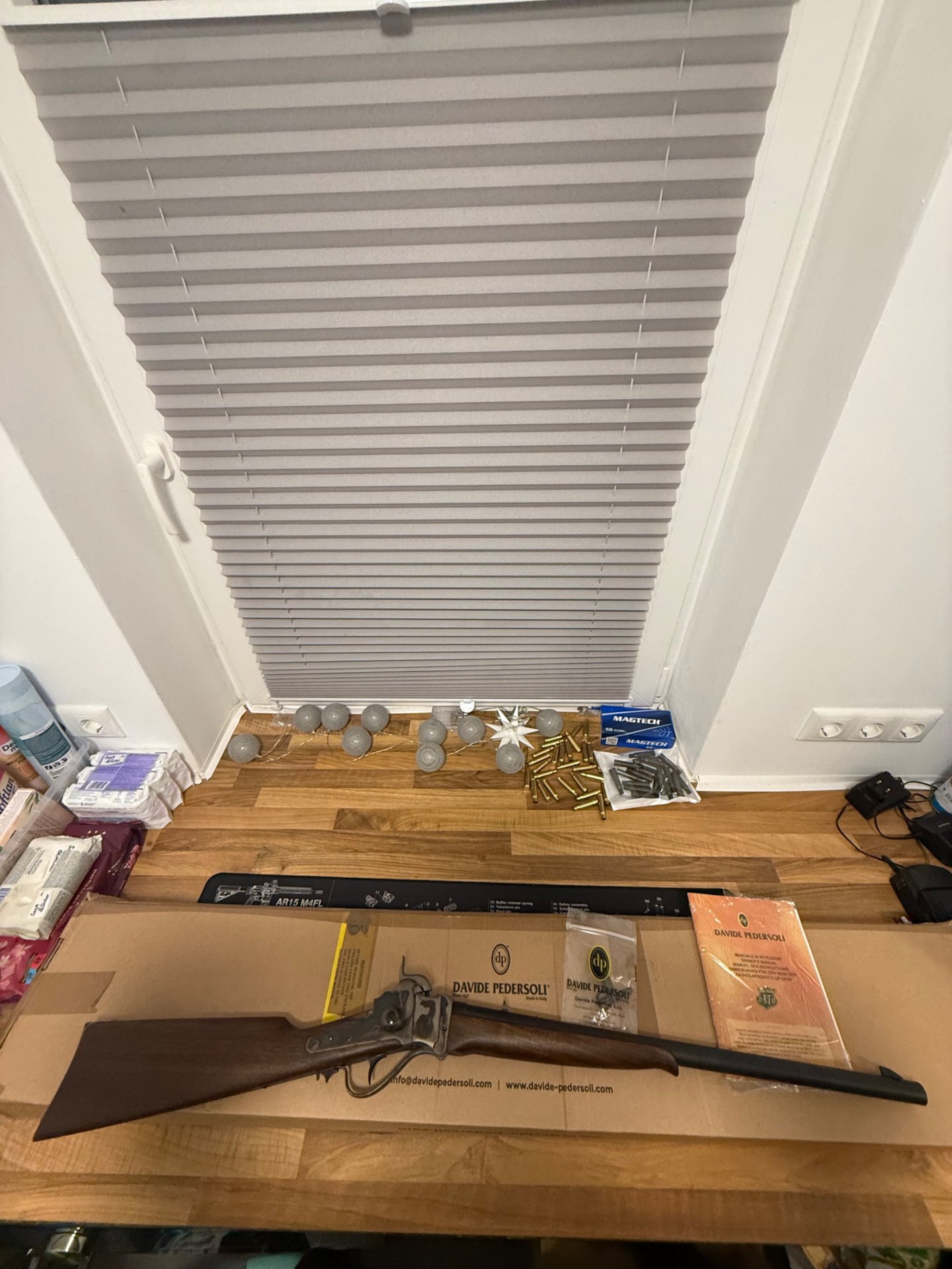 Davide Pedersoli Sharps Carbine Civilian Kal. .45 – OVP & Anleitung – Bild 7