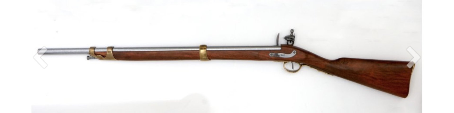 DENIX Steinschlossmuskete Frankreich 1806 – Replik mit Bajonett – Deko – Bild 4