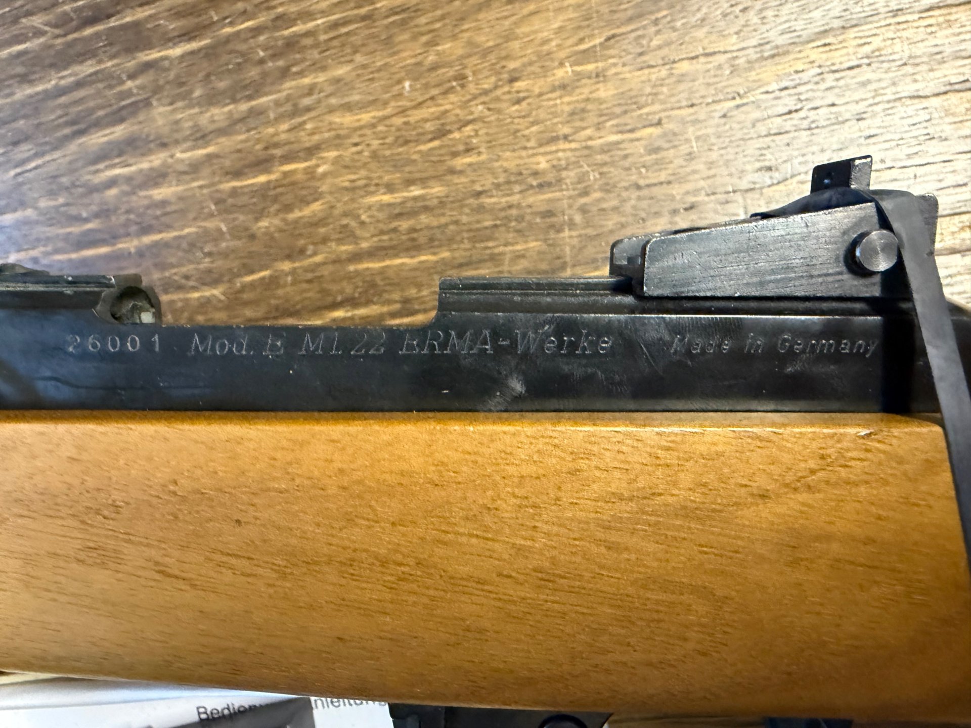 Erma Modell E M1 Kal. .22 lr – REINER TEILESPENDER / ZERLEGT! – Bild 3