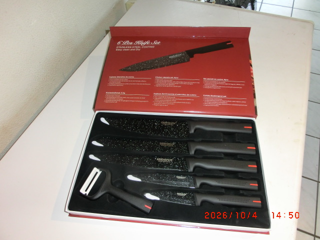 Messerset 6 Teilig Neu – Bild 1
