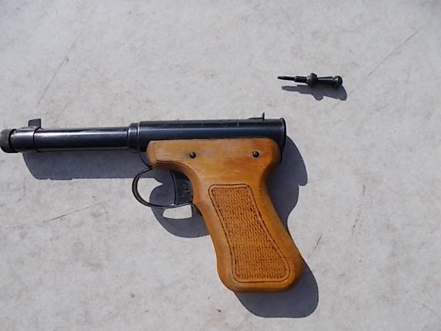 Achtung Sammler schöne alte Diana Mod. 2 Luftpistole ohne F-Zeichen no 98 teile – Bild 5