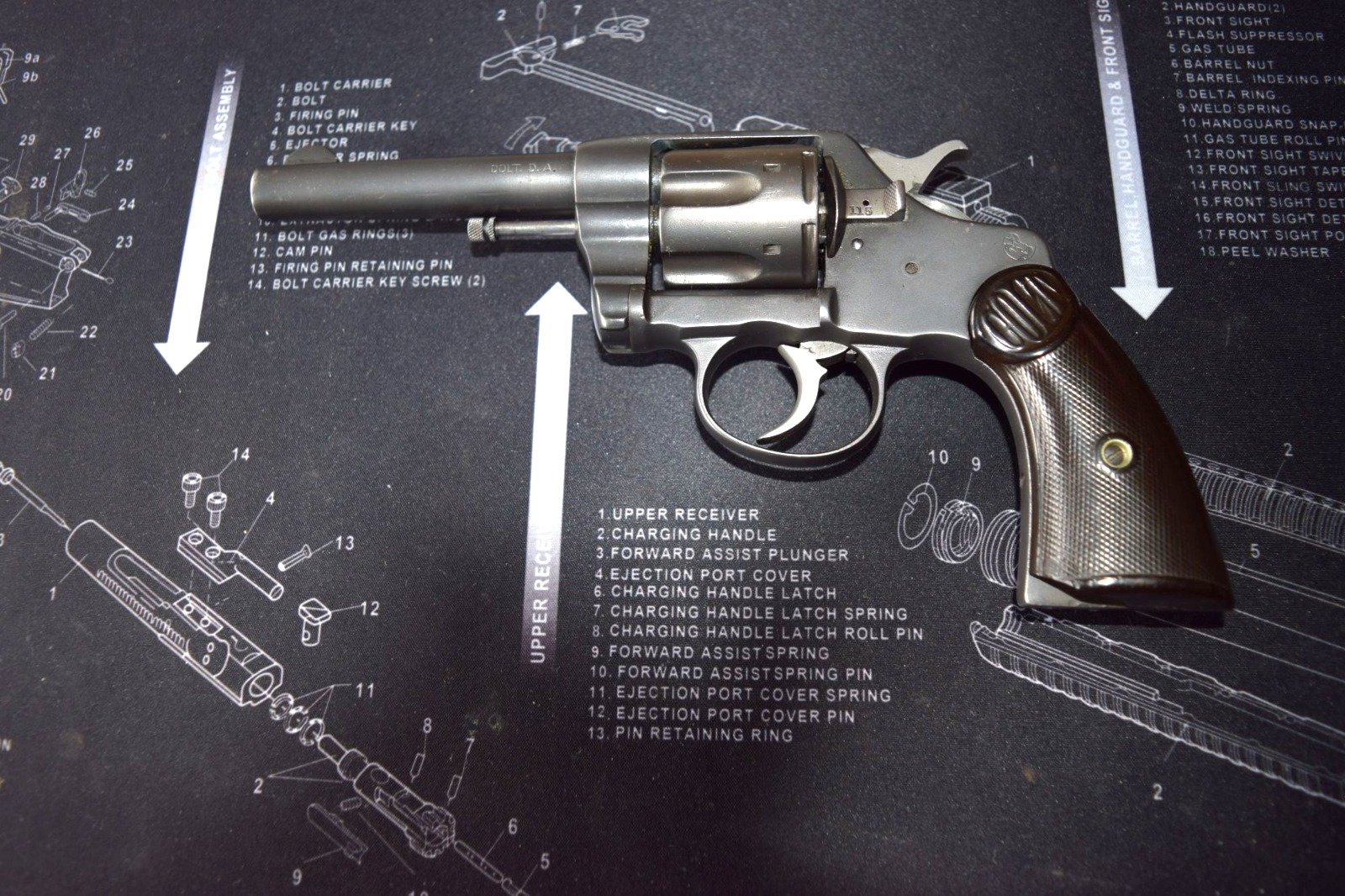 Colt Revolver D.A. 22 lr. selten – Bild 1