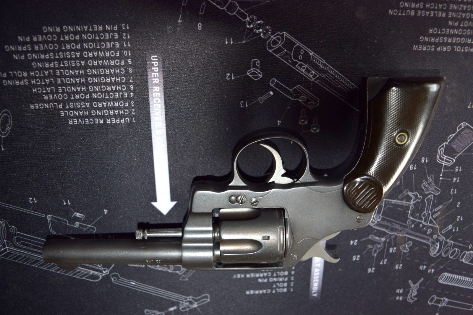 Colt Revolver D.A. 22 lr. selten – Bild 2