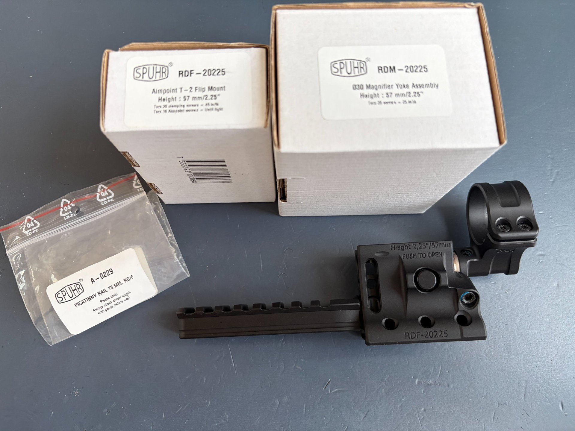 Spuhr RDF-20225K Aimpoint Magnifier Montage + Rail – Alternative zu Unity Tactical – Bild 2