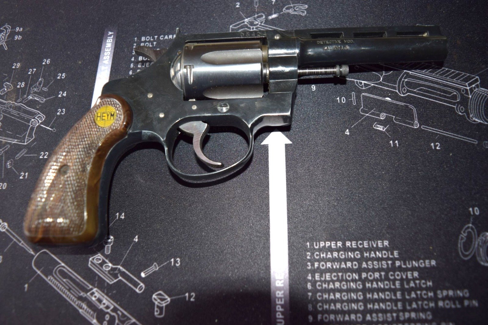 Heym Revolver 4 Zoll 22 lr. – Bild 2