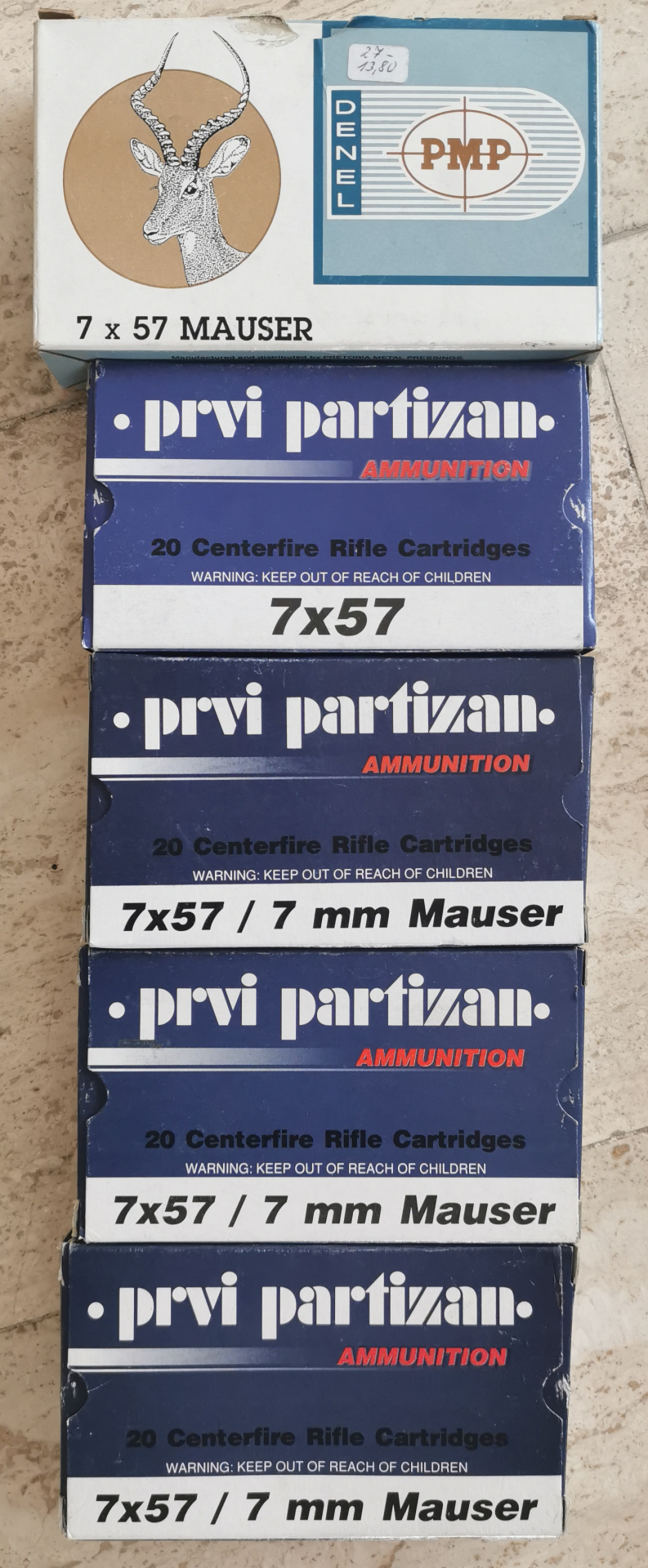 98 Hülsen 7X57, Prvi Partizan und PMP – Bild 1