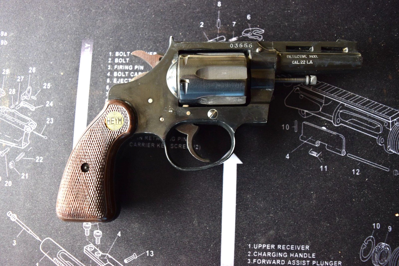 Heym Revolver 3 Zoll 22 lr. – Bild 2