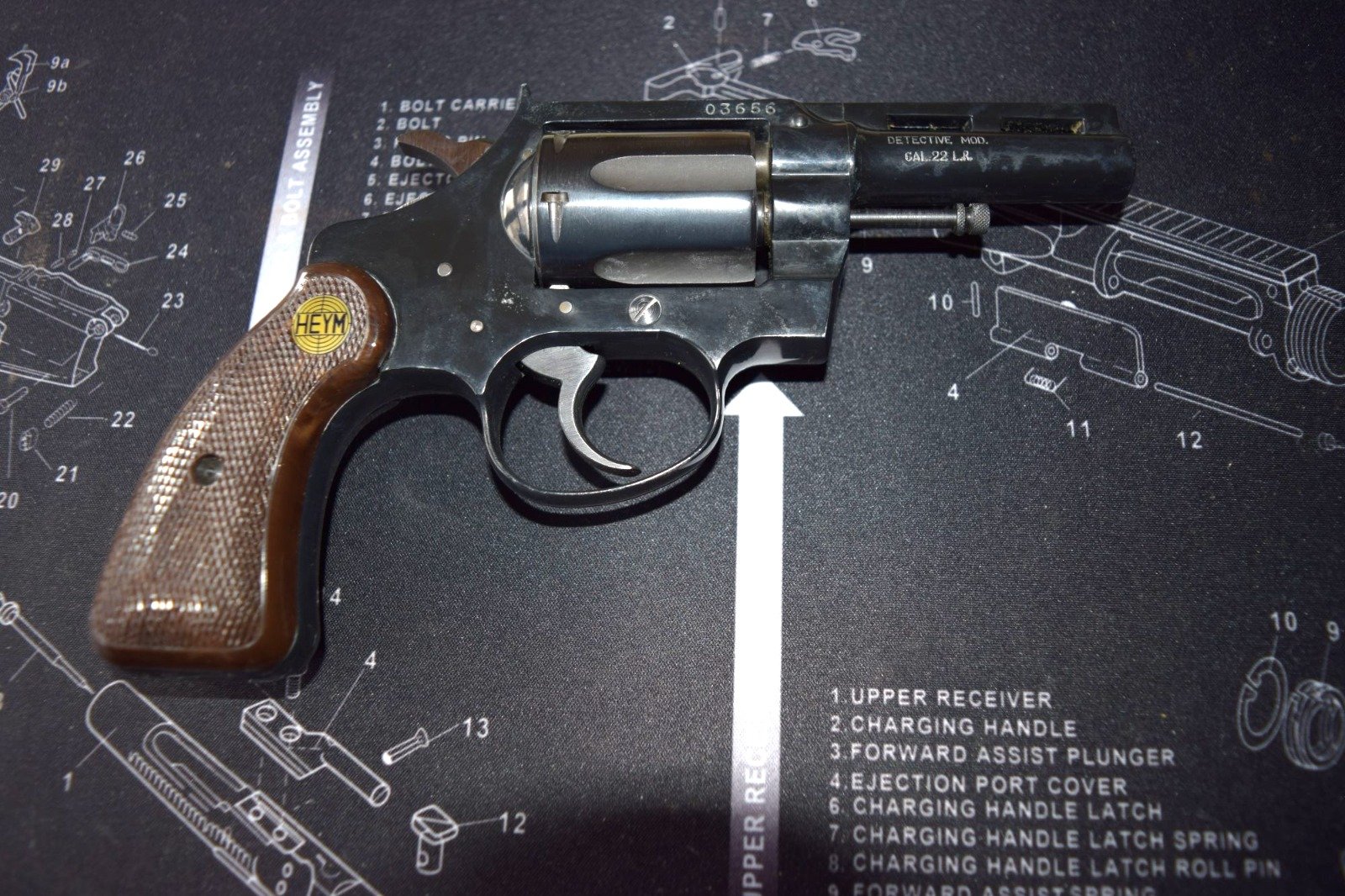 Heym Revolver 3 Zoll 22 lr. – Bild 1
