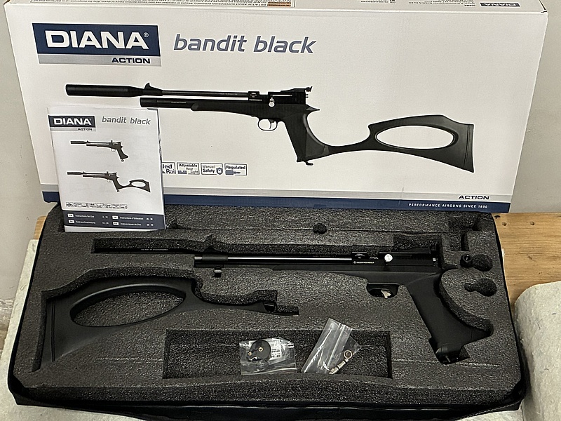 Präzise Diana Bandit Black, Kal. 4,5 mm +++ TOP +++ – Bild 1