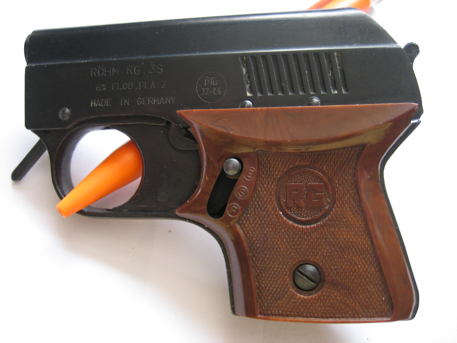 ** Röhm - RG 3s Schreckschußpistole -- 6 mm Flobert --PTB 32-69 ** – Bild 2