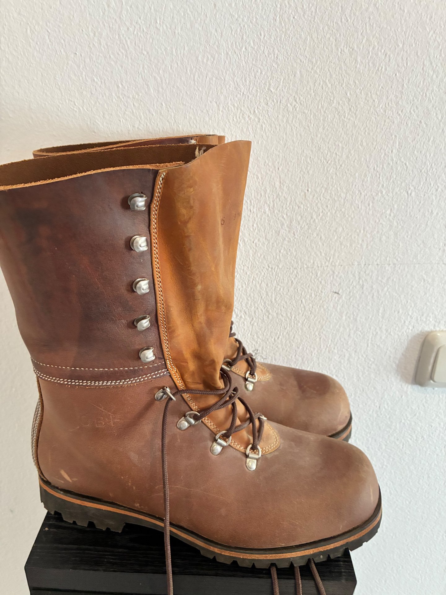 ÖBF Echtleder Jagdstiefel Gr. 45 – Bild 3