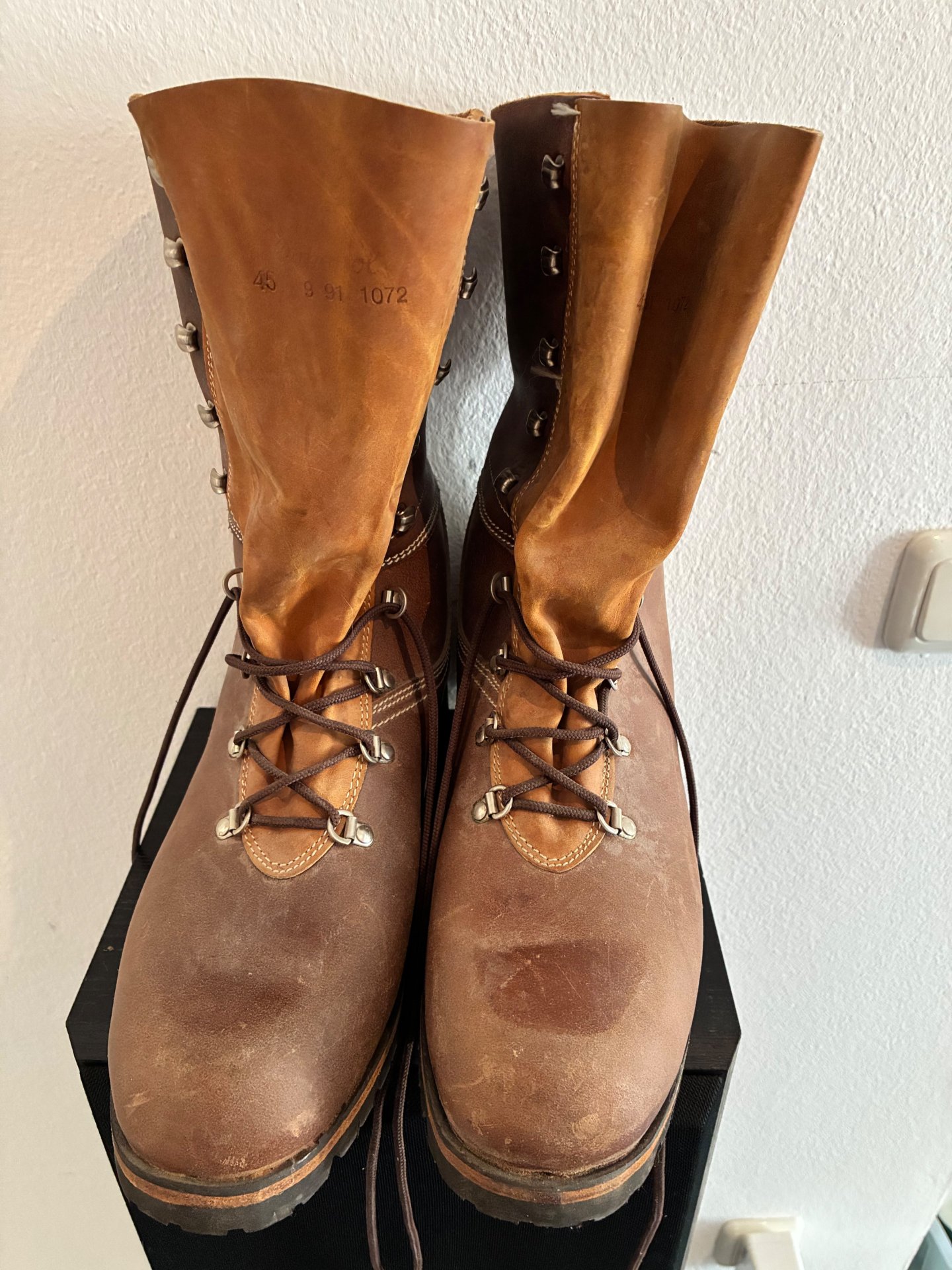 ÖBF Echtleder Jagdstiefel Gr. 45 – Bild 4