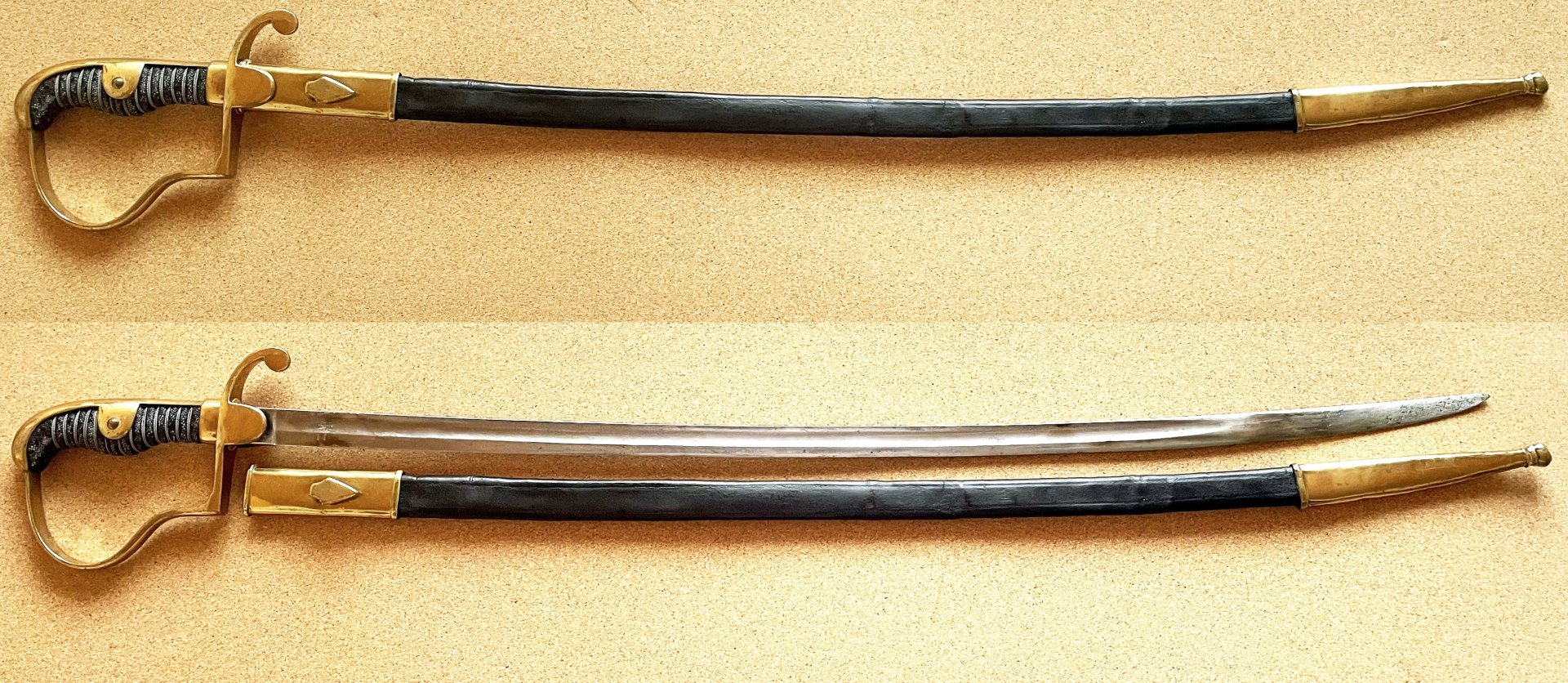 Füsilier-Offizier-Säbel Reichsgendarmerie Elsaß-Lothringen 1880 – Bild 1
