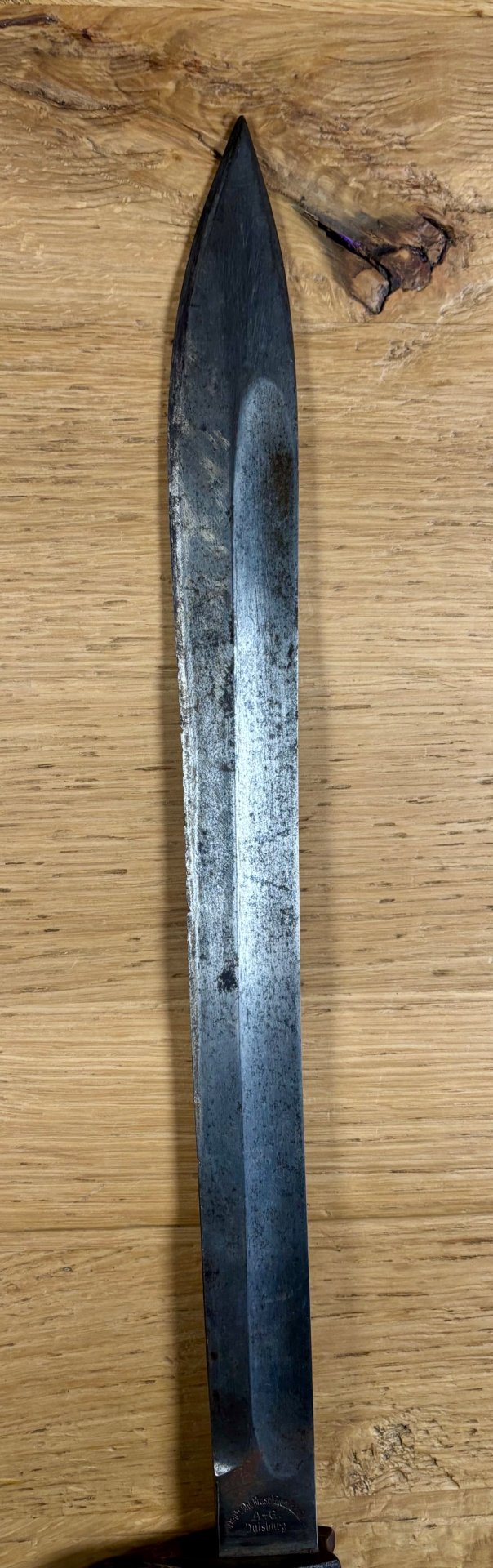 WW1 Bayonet Deutsche Maschinenfabrik A.-G. mit Stempel Krone – Bild 4