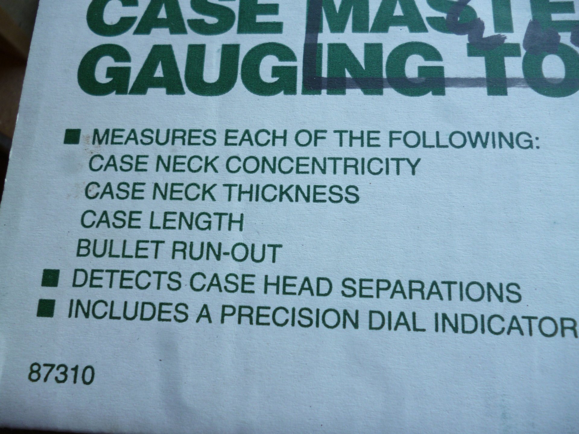 Case Master Gauging Tool; Hülsenprüfgerät – Bild 2