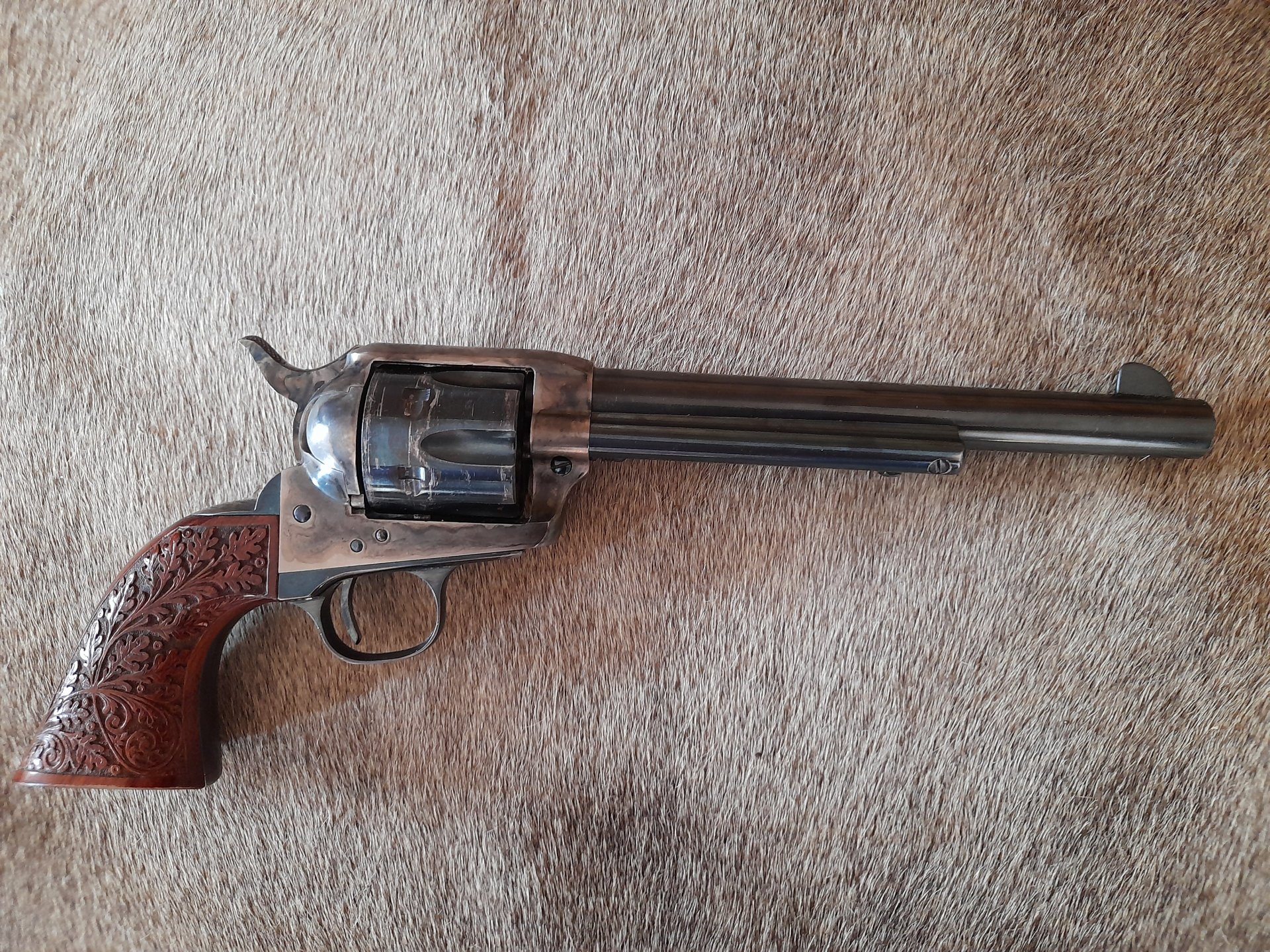 Original Colt Frontier Single Action 9mm Knall, Vollstahl, 7,5 Zoll – Bild 4
