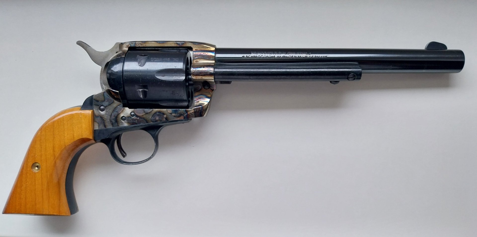 HS TEXAS SCOUT Army 1873cal. 9mm Knall mit buntgehärtetem Rahmen. – Bild 4