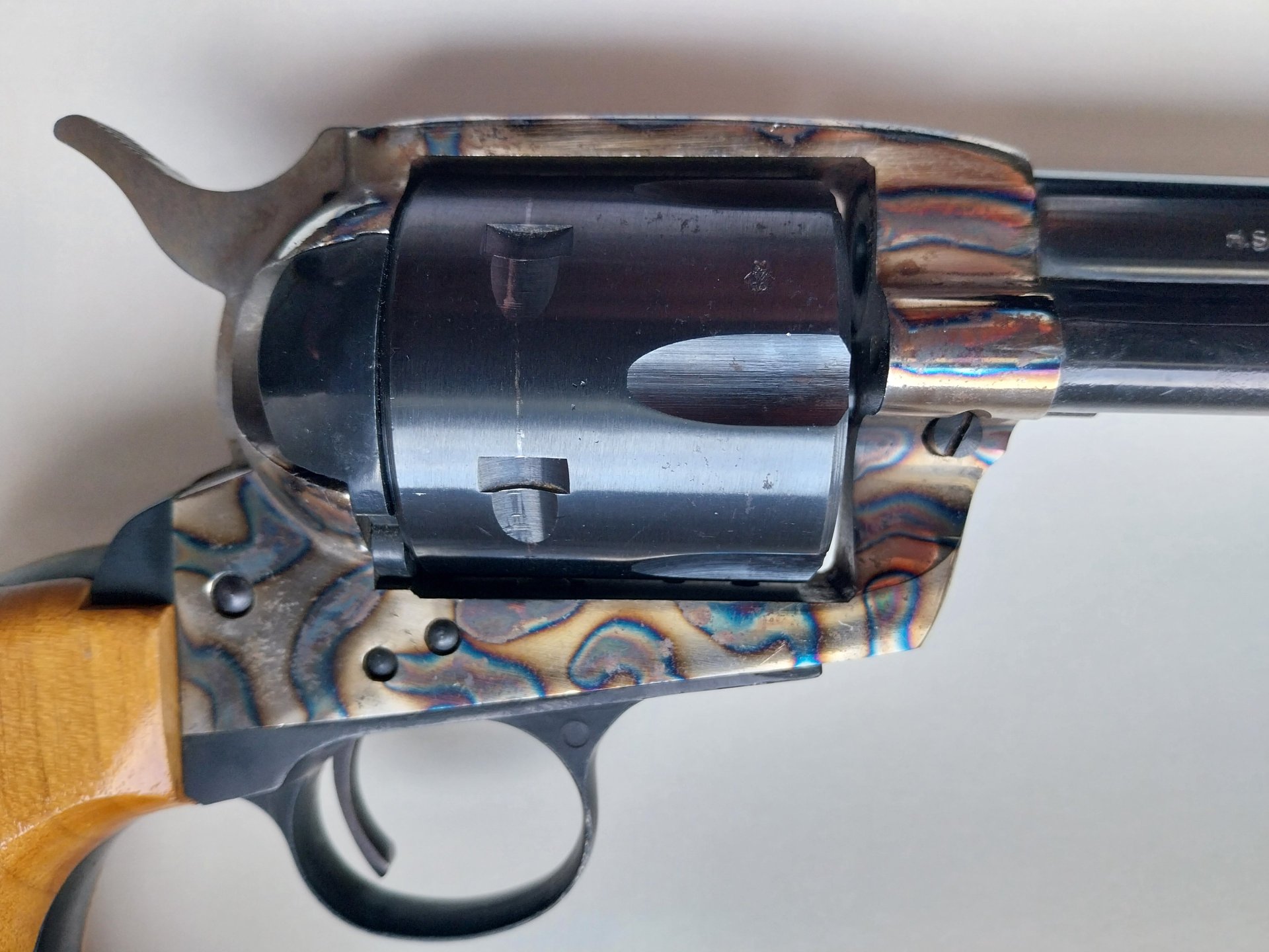 HS TEXAS SCOUT Army 1873cal. 9mm Knall mit buntgehärtetem Rahmen. – Bild 6