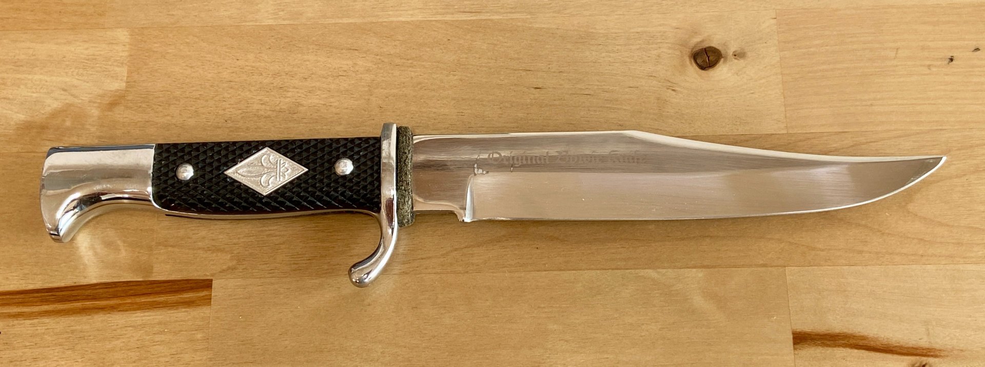 Linder Bowie Knife, Rehwappen Solingen – Bild 3