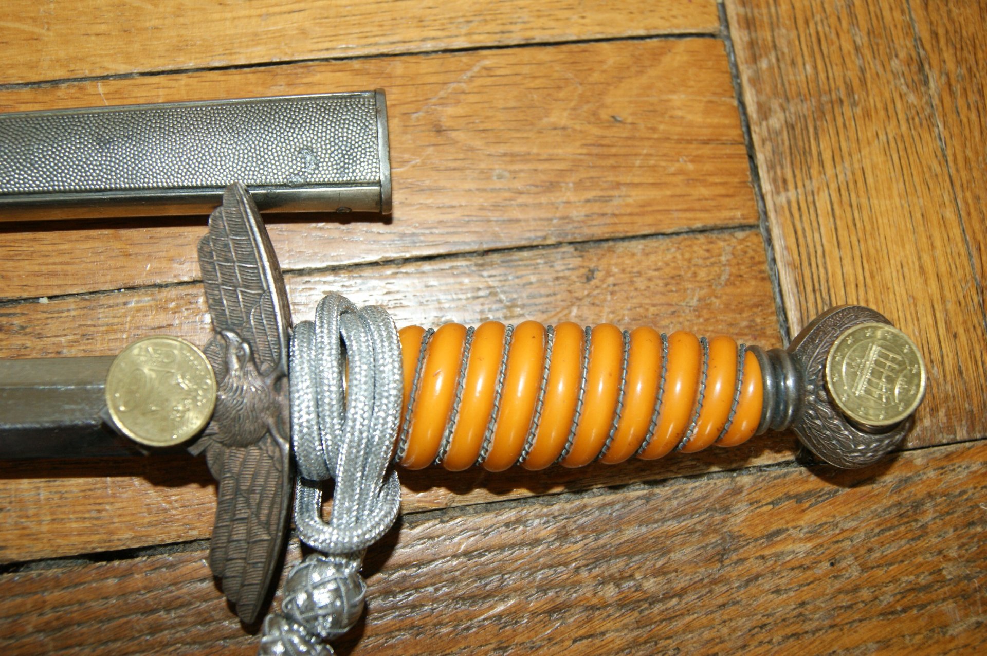 Luftwaffenoffiziersdolch mit Scheide Wehrmacht Luftwaffe – Bild 2