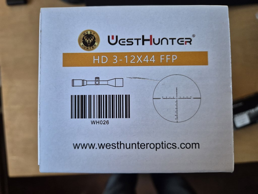 WestHunter HD 3-12X44 FFP Zielfernrohr mit Erster Fokalebene Seitliches Parallaxenrad – Bild 3