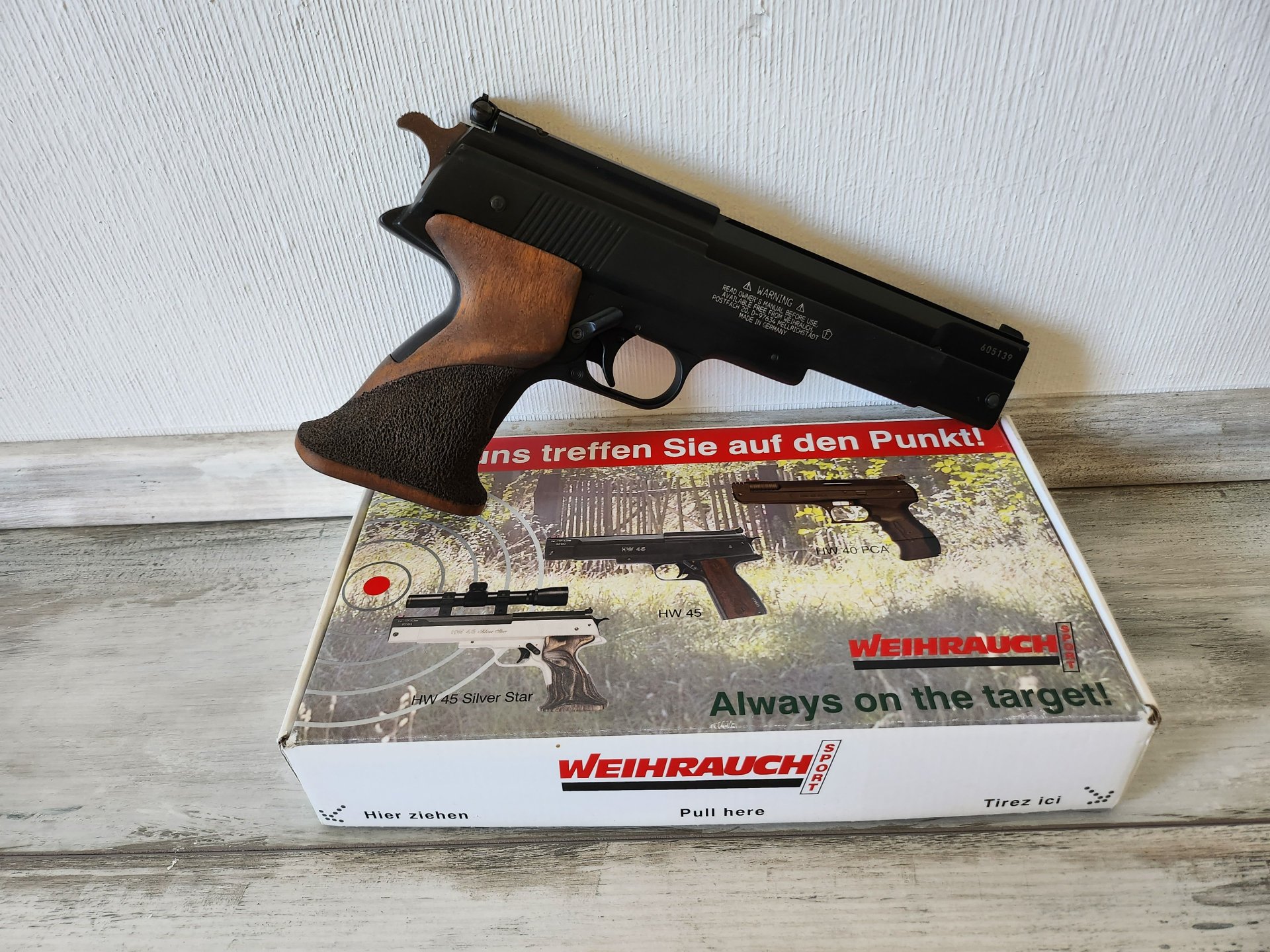 Weihrauch HW 75 Kal 4,5mm in absolutem Top Zustand ! Top Präzision ! Selten und begehrt!!!! – Bild 2