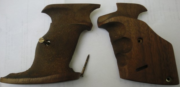 Sportgriffschalen Nußbaum SIG P210 – Bild 6