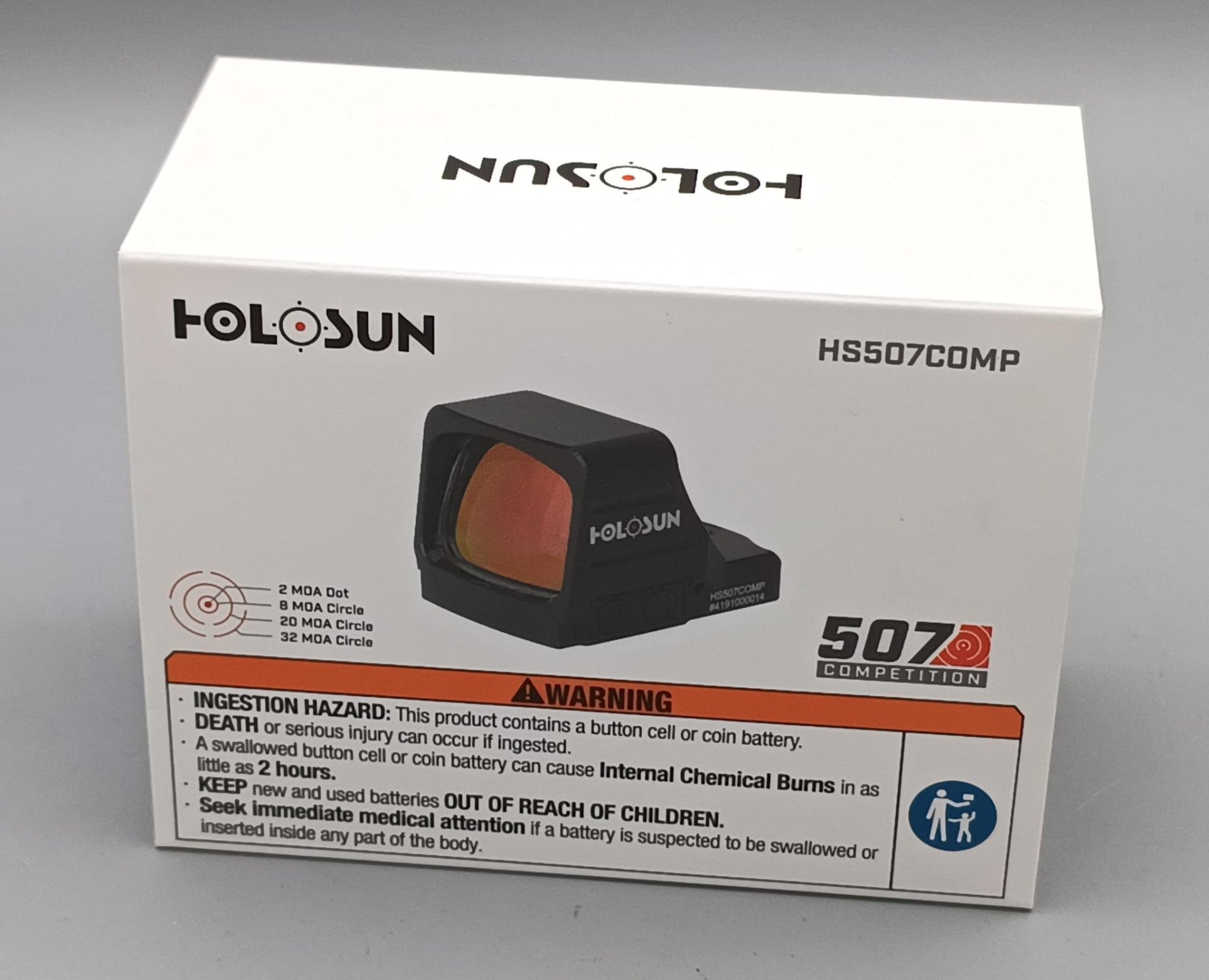 Holosun HS507COMP Competition Reflexvisier Rot – Neuware – Bild 1