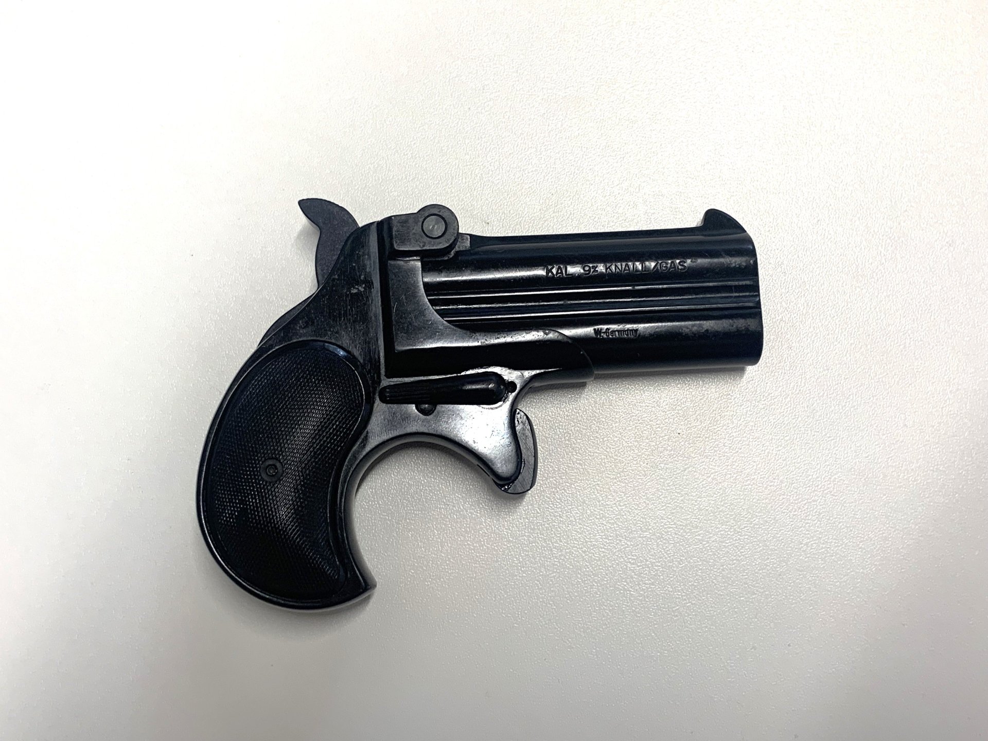 Noris (Röhm) Derringer Twi-Nine 9mm R. Knall *alte PTB 276* Vollstahl, kein Twinny, mit OVP! – Bild 4
