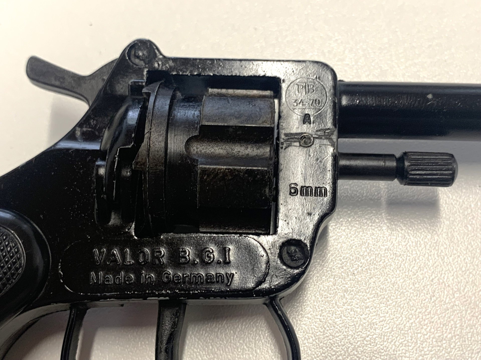 Valor B.G.1 SRS Waffe, 6mm Flobert Knall, PTB 34-70, Startrevolver – Bild 2