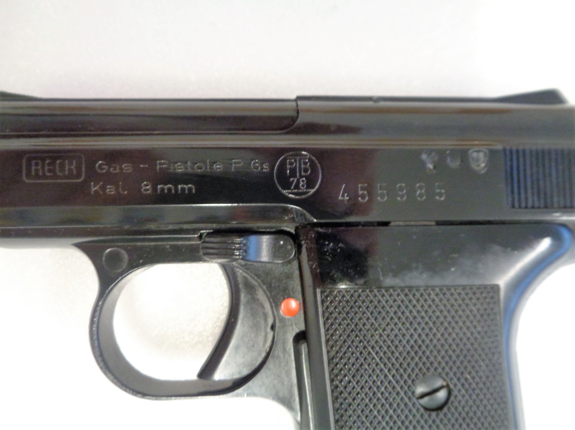 Reck P6S alte Gaspistole PTB 78, Top- Zustand in OVP – Bild 3