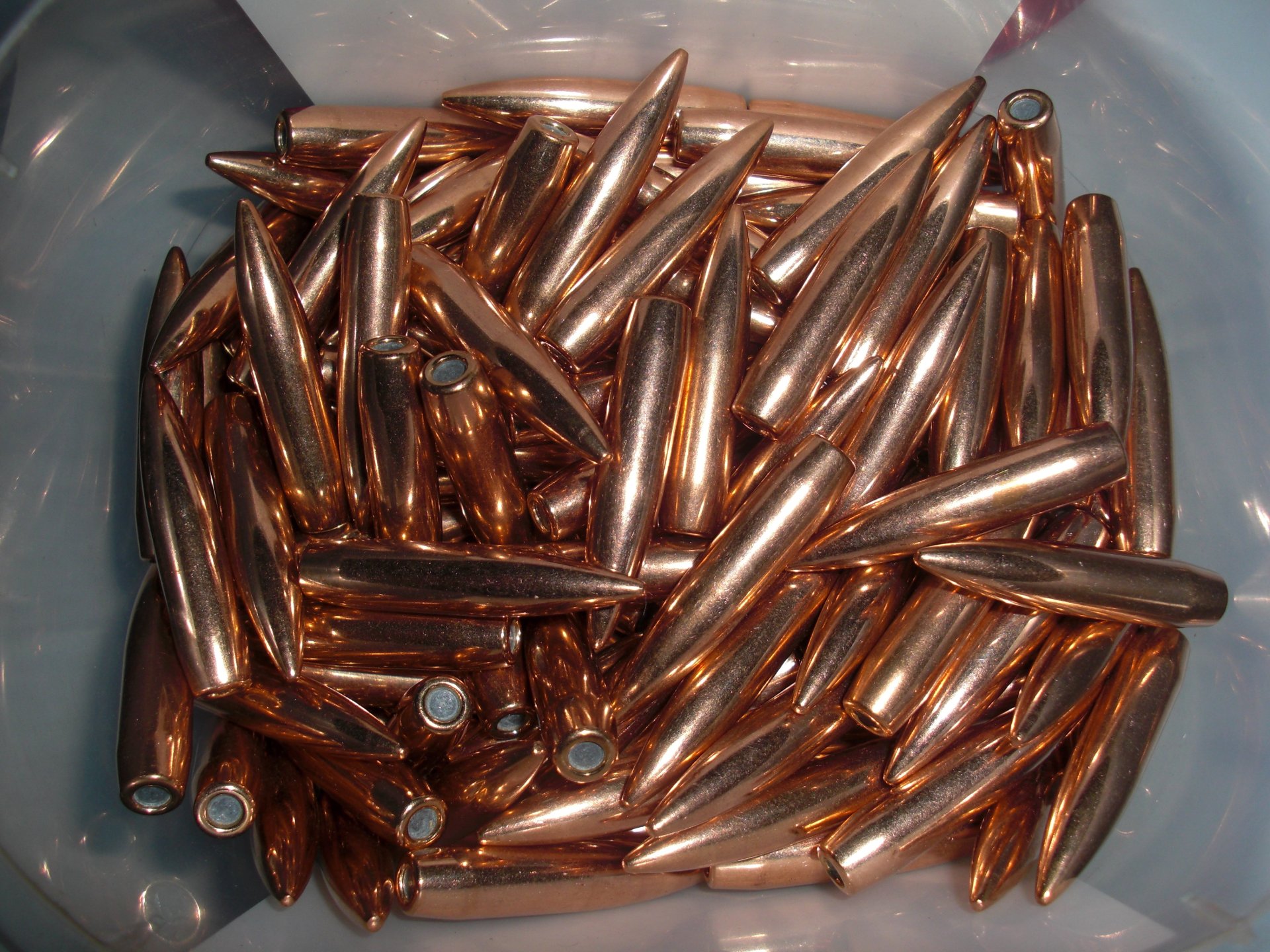 Lapua Gechosse 6,5x55 cal. 264 Sp.Bt. "boat tail"Vollmantel 143,6 grain 165 Stück – Bild 1