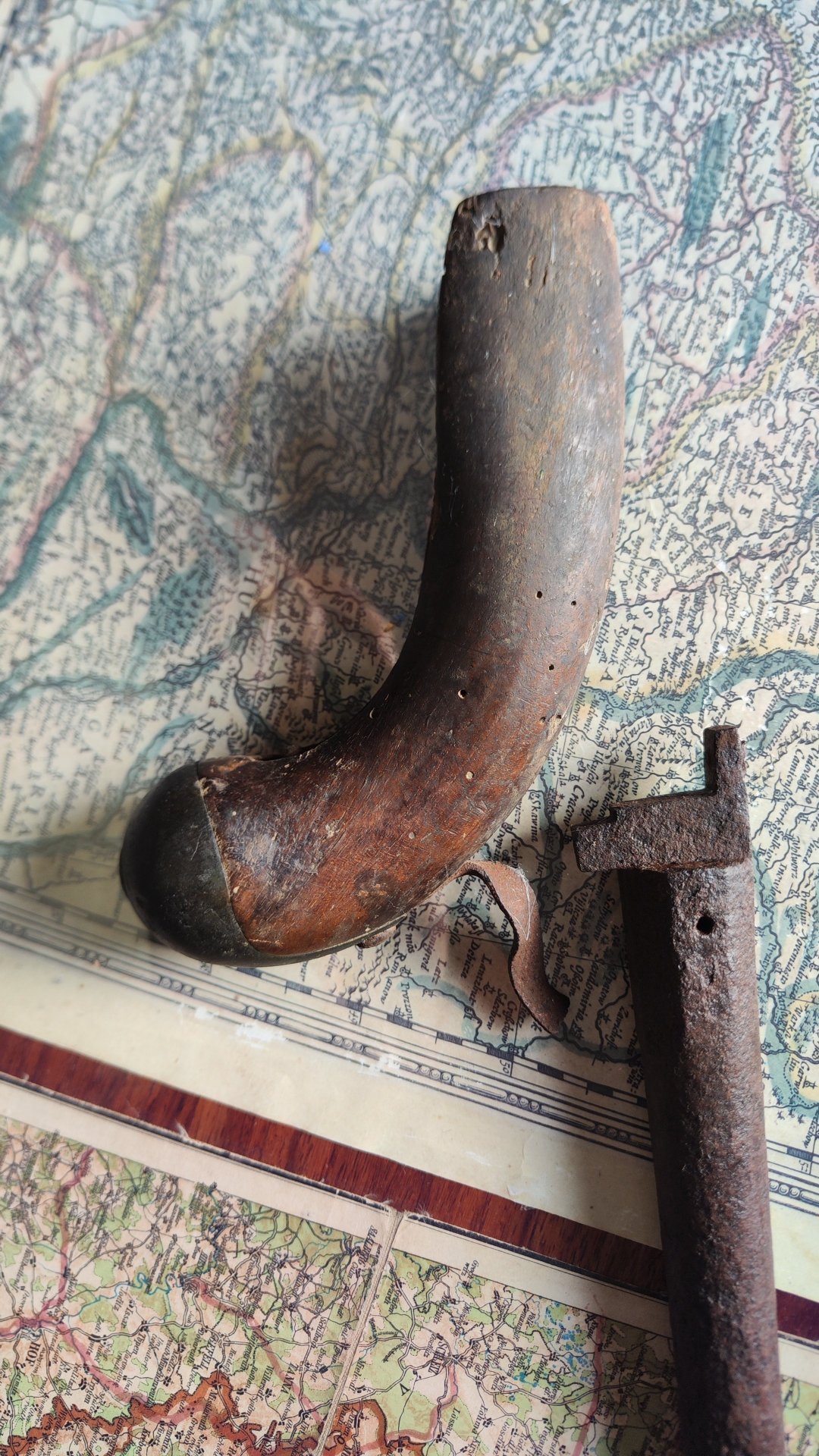 Kavalleriepistole M 1777 V1 Ersatzteile Bastler Defekt. Lauf und Handgriff – Bild 5