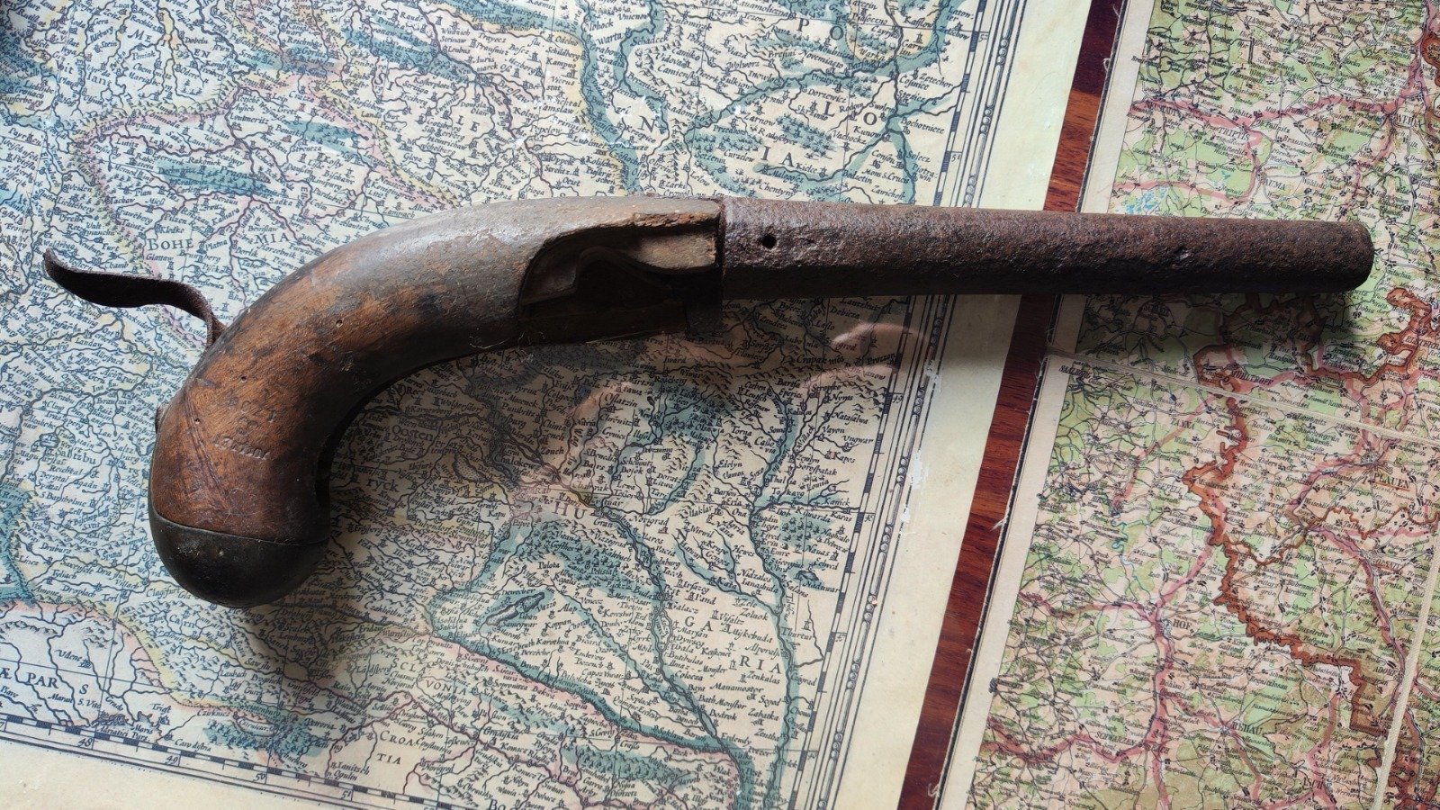 Kavalleriepistole M 1777 V1 Ersatzteile Bastler Defekt. Lauf und Handgriff – Bild 7