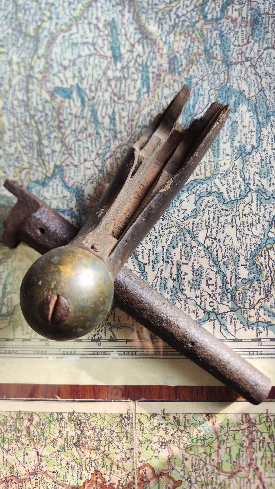 Kavalleriepistole M 1777 V1 Ersatzteile Bastler Defekt. Lauf und Handgriff – Bild 2