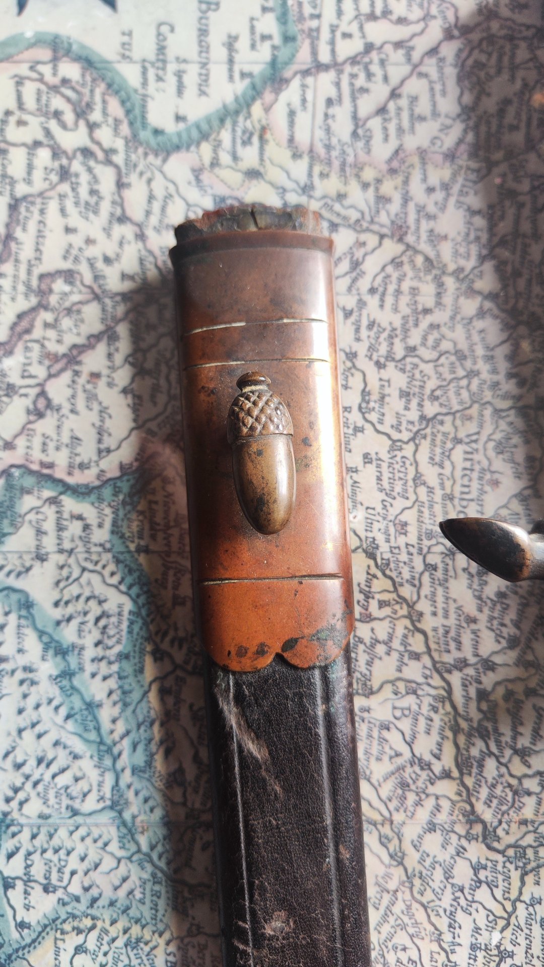 Großer Hirschfänger von WKC Weyersberg Kirschbaum mit Scheide /Seitengewehr dt. Kaiserreich – Bild 5