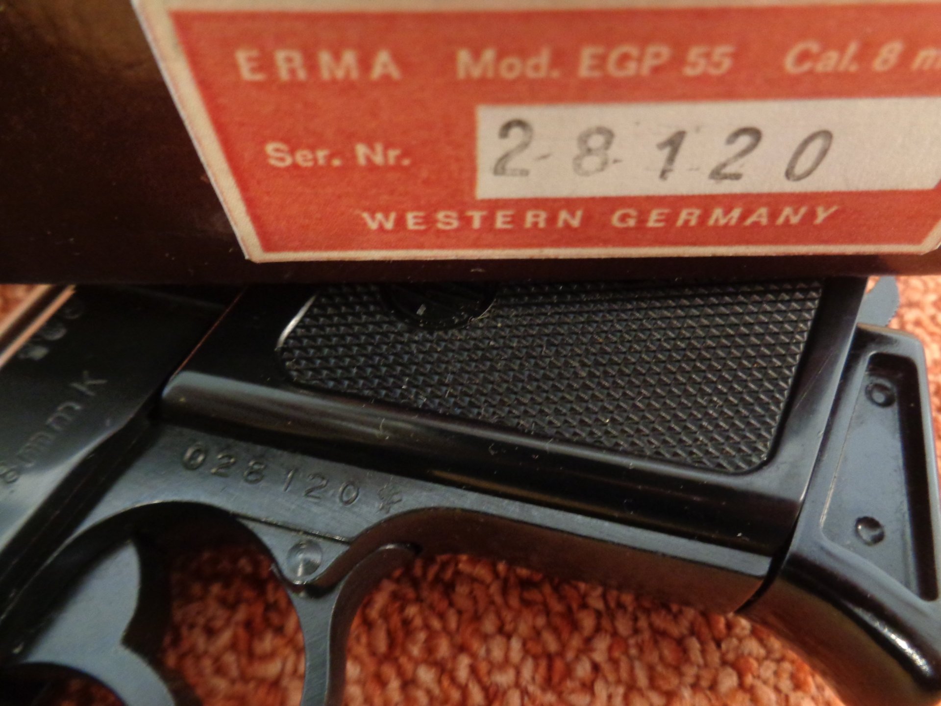Erma EGP 55, Top- Zustand in OVP – Bild 2