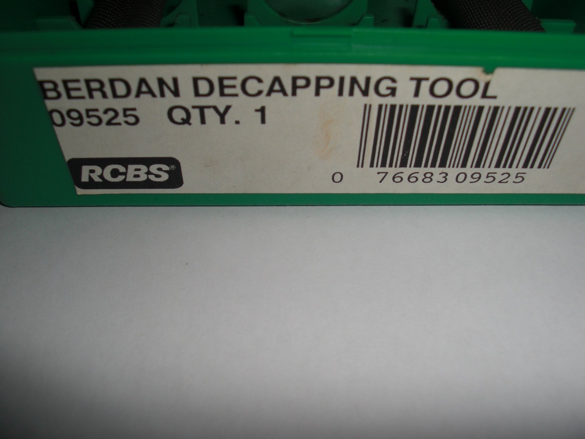 RCBS Berdan "Decapping Tool"Berdan Zündhütchen Entferner ,Ausstosser im Originalbehälter – Bild 1