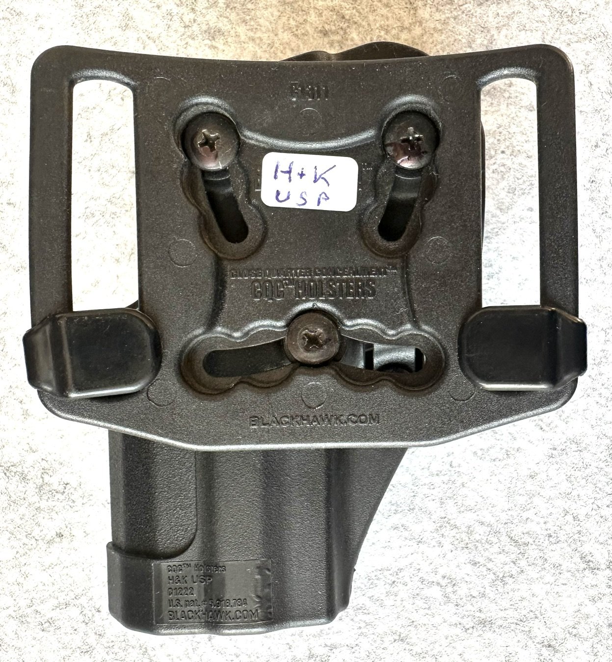 Blackhawk! CQC Holster H&K USP/P8 Rechts Schwarz, Neu – Bild 3