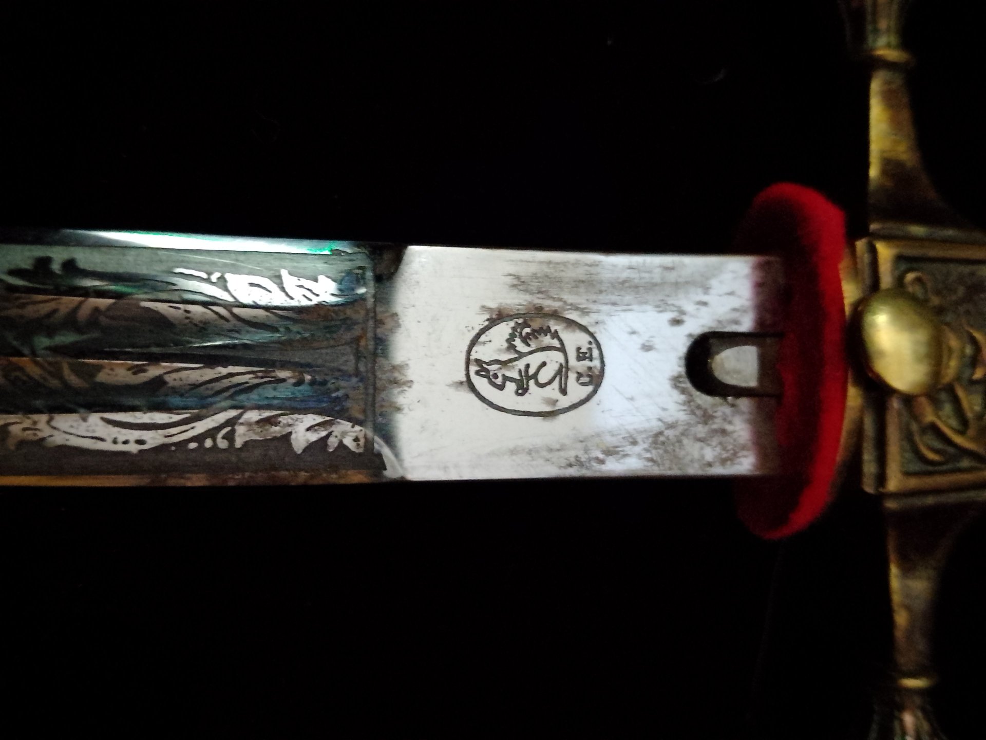 Marine Dolch Kaiserreich, gehämmerte Scheide, Eickhorn Solingen – Bild 5