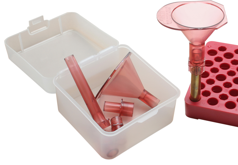 MTM Uni Powder Funnel Kit Universal Pulverfülltrichter Set .17 - .50 Kaliber 2 Trichter + 5 Adapter – Bild 1
