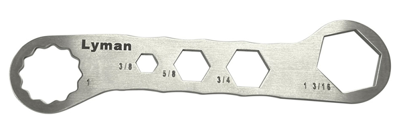 Lyman #7631250 BRASS SMITH DIE WRENCH | Universal Schlüssel für alle LYMAN / Dillon Matrizen Muttern – Bild 1