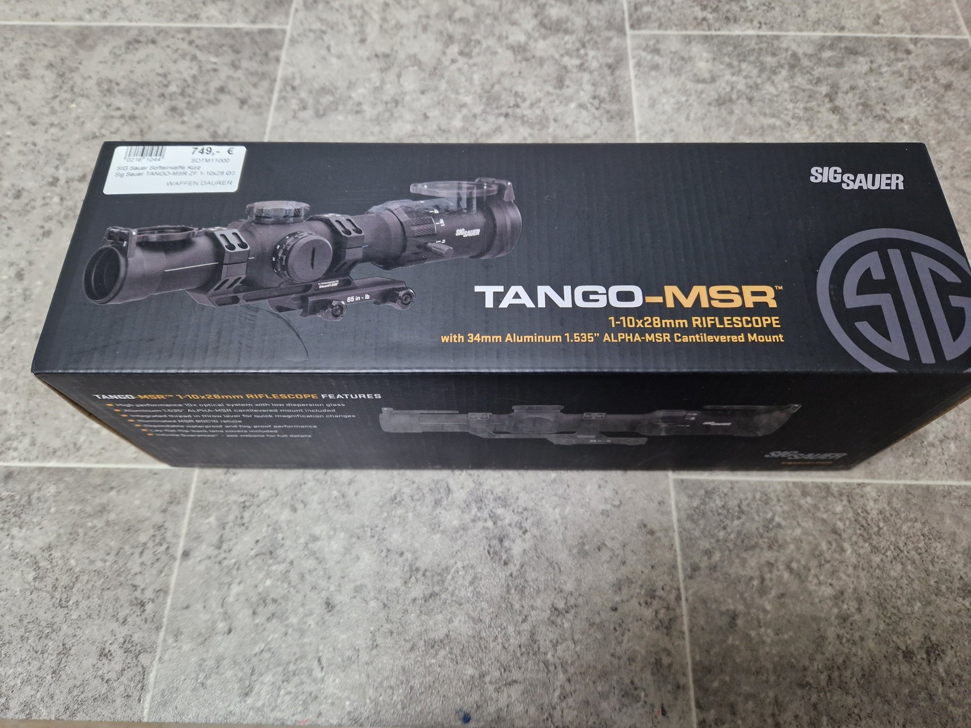 SIG Sauer Tango MSR 1-10 x 28 mit BDC10 Absehen – Bild 1
