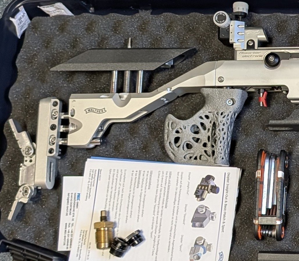Walther LG 400 Expert Links Elektronischer Abzug – Bild 3