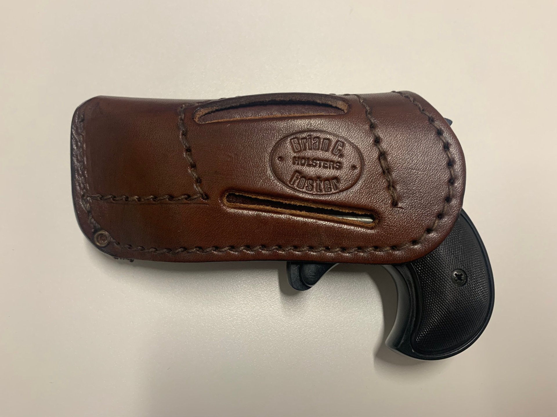 Brian C. Foster Lederholster für Derringer Pistolen – Bild 2