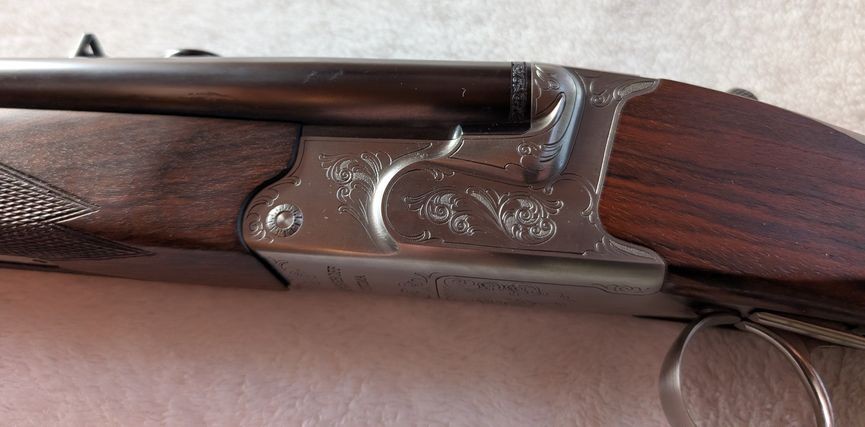 Krieghoff Optima DBD Doppelbüchsdrilling .30R Blaser 20/76 Mag – Bild 4