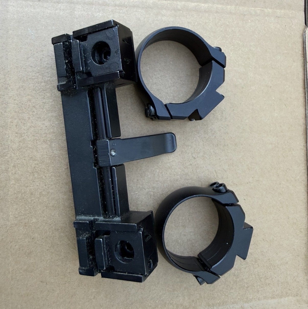 Originale Heckler & Koch Schnellspann-Montage HK05 mit 30er Ringe – Bild 2