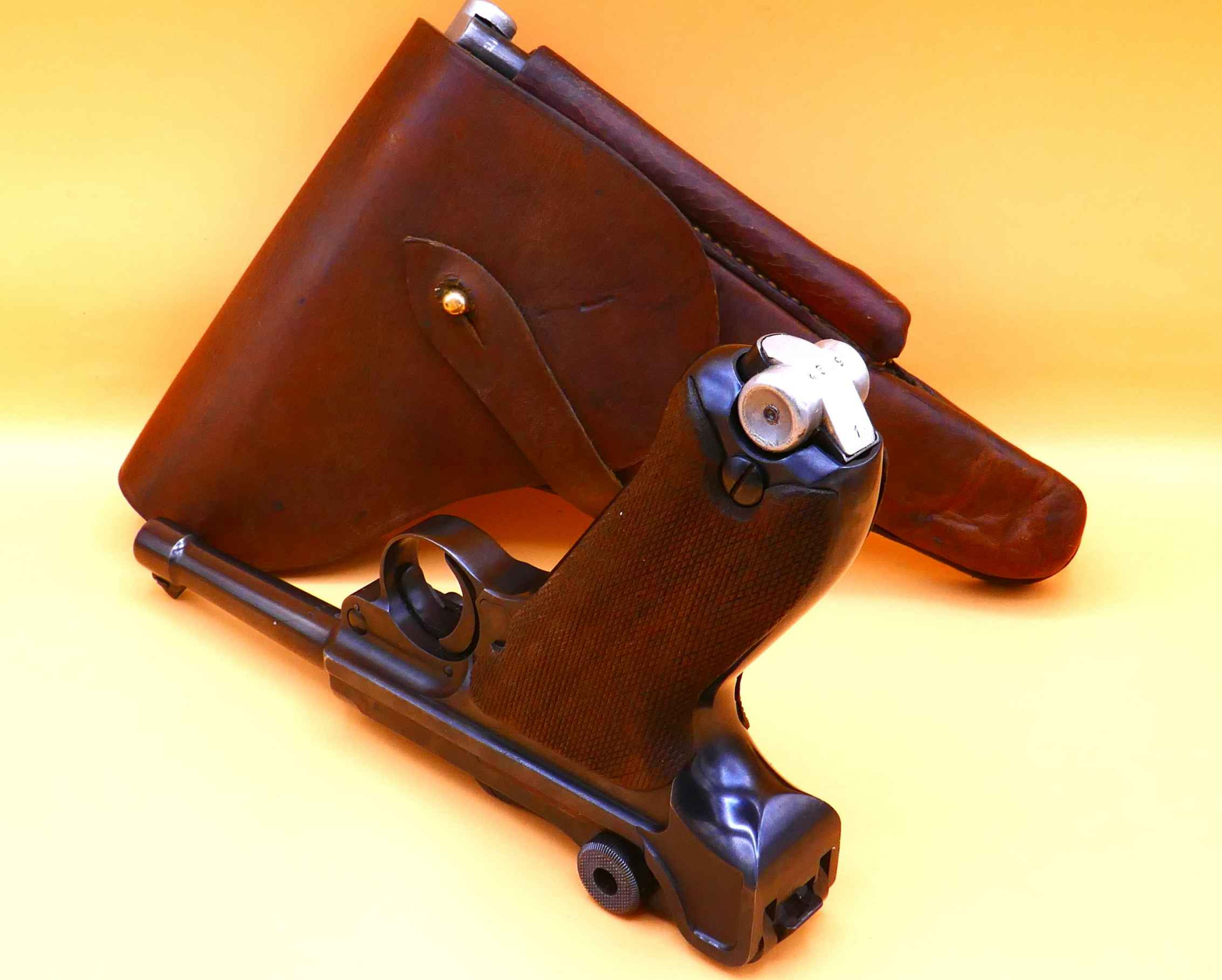 P08 Mauser 1938 Bulgarien Pistole 08 Parabellum no Krieghoff Zella Wehrmacht – Bild 5